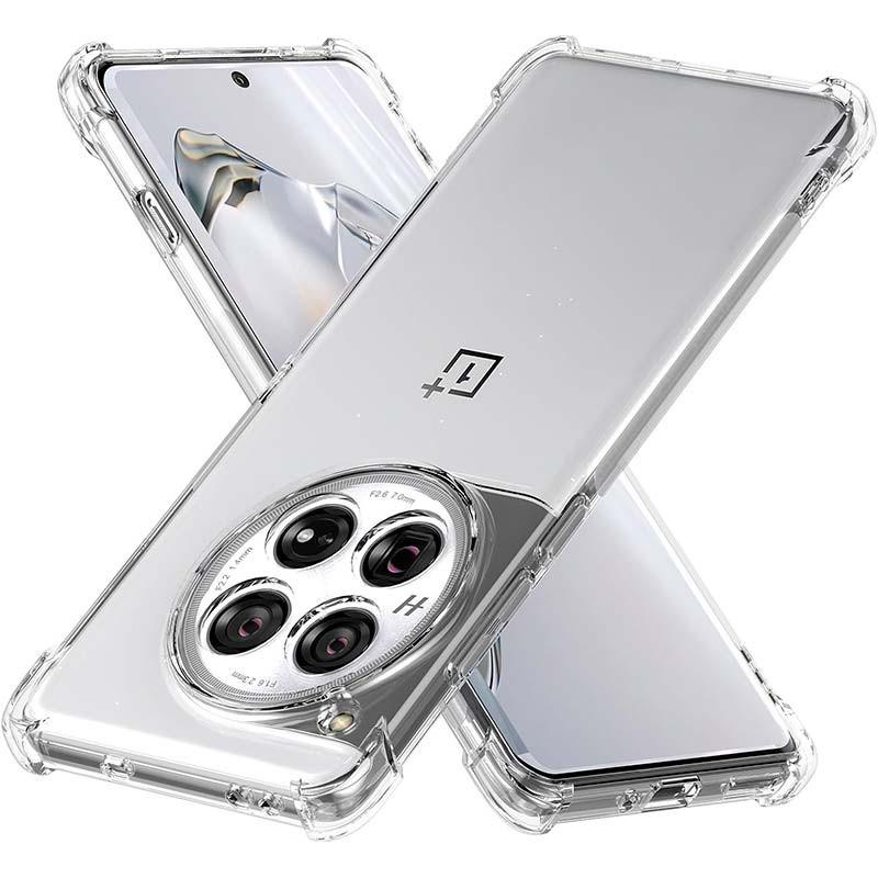 vista frontal y trasera de la Funda de silicona Reinforced para Oneplus 12
