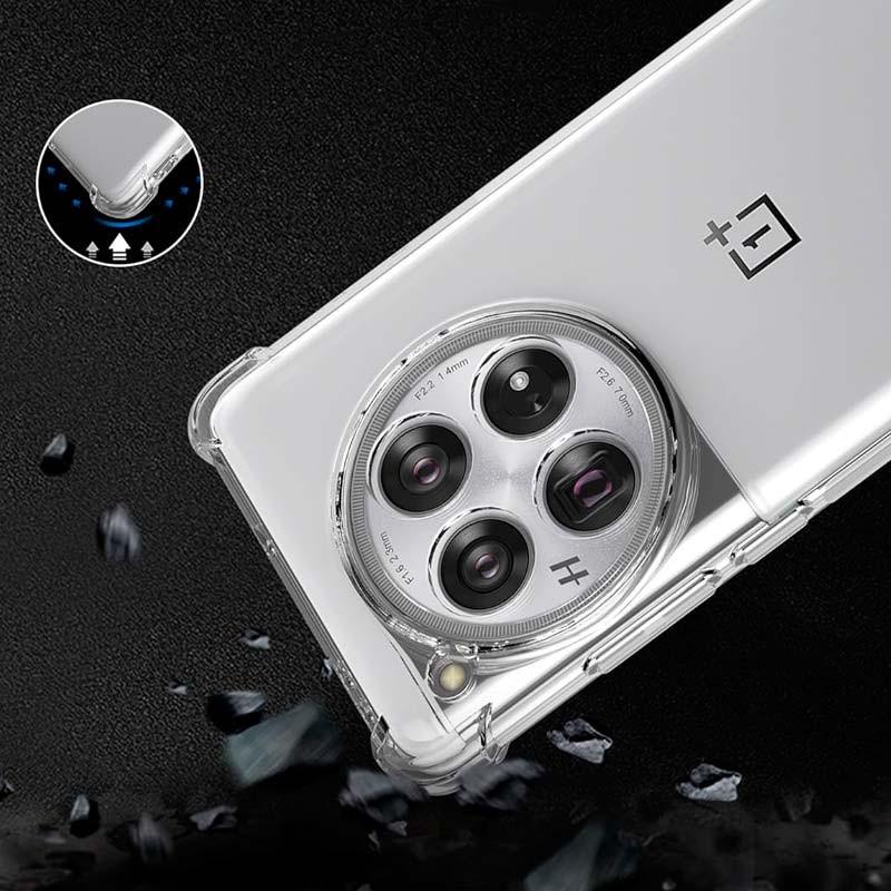 esquinas de la Funda de silicona Reinforced para Oneplus 12