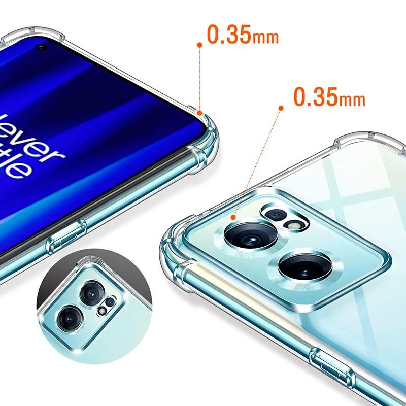 protección de cámara y pantalla de la Funda de silicona Reinforced para Oneplus Nord CE 2 5G