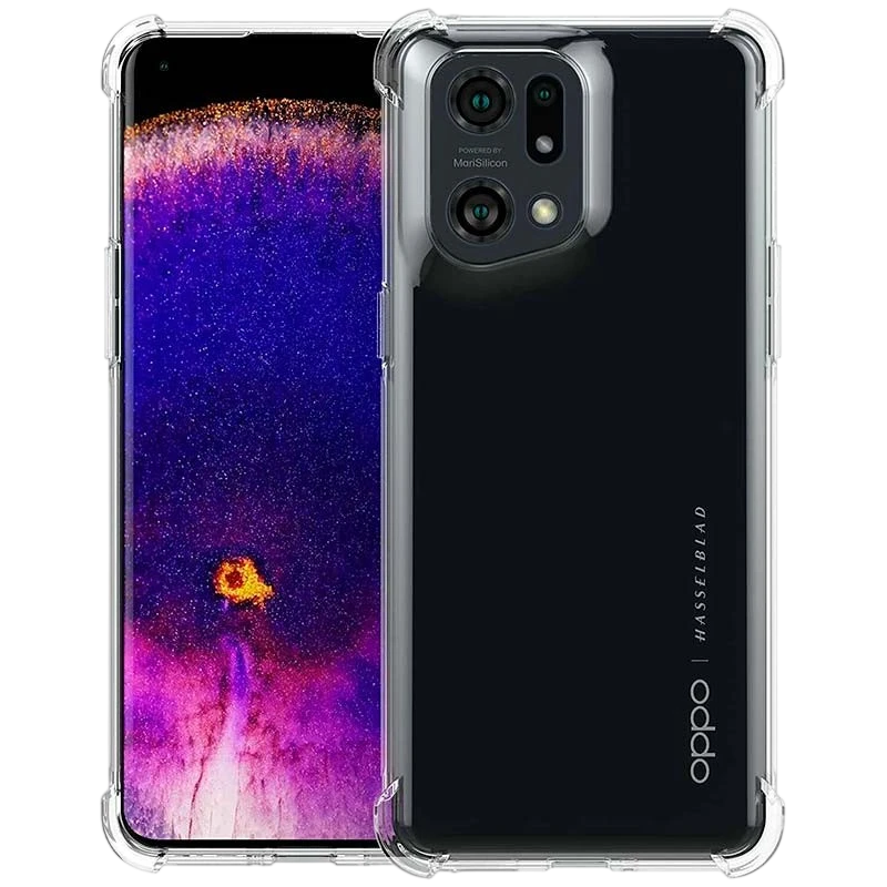 Coque en silicone Reinforced pour Oppo Find X5