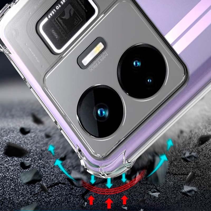 bordes reforzados de la Funda de silicona Reinforced para Realme GT3