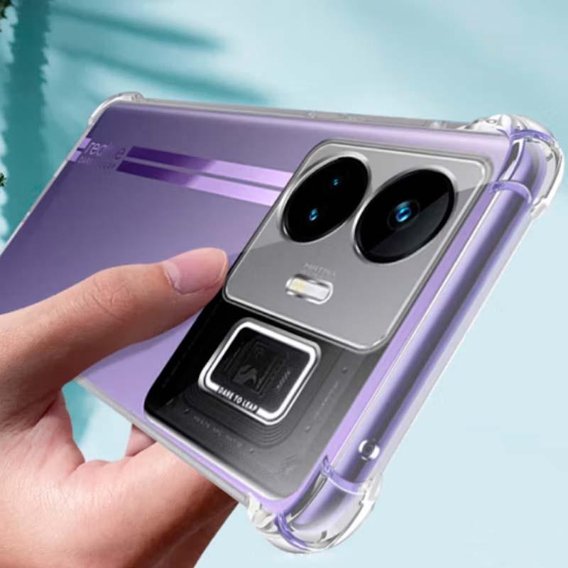 vista superior de la Funda de silicona Reinforced para Realme GT3