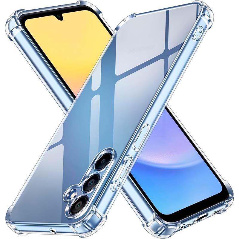 vista frontal, trasera y lateral de la Funda de silicona Reinforced para Samsung Galaxy A15