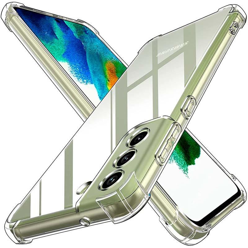 vista frontal y trasera de la Funda de silicona Reinforced para Samsung Galaxy S21 FE