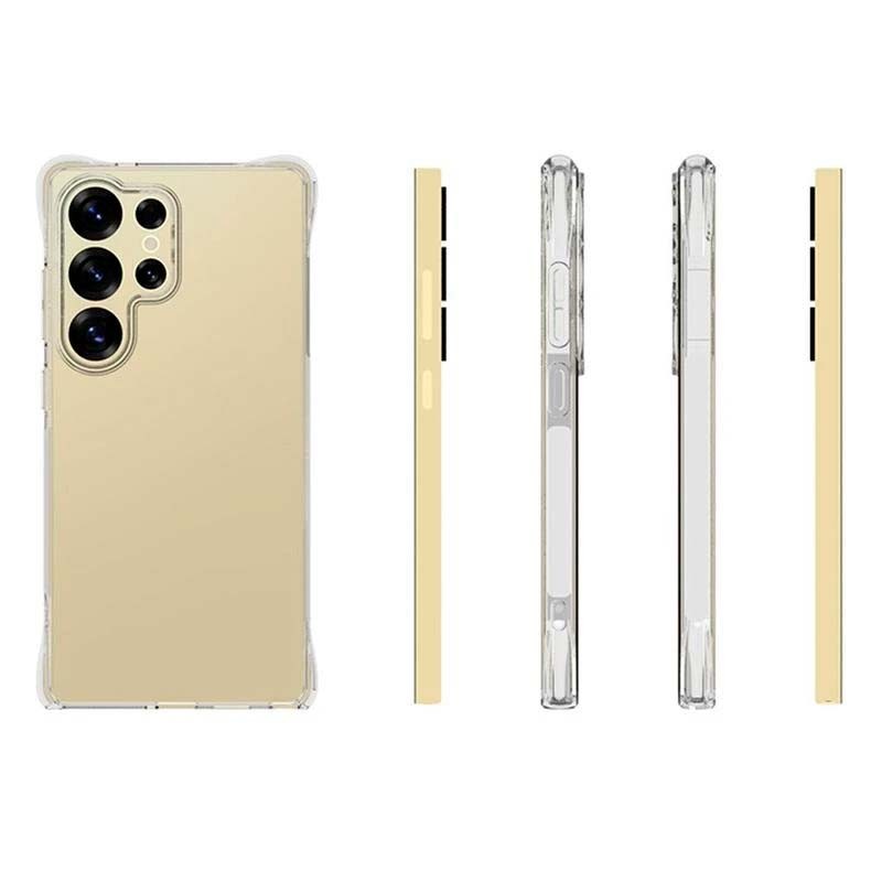 Funda de silicona Reinforced para Samsung Galaxy S25 Ultra 5G - vista trasera y lateral