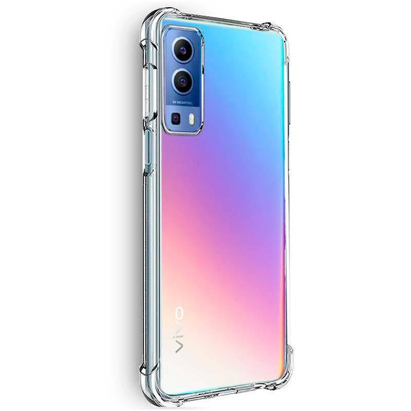 vista lateral de la Funda de silicona Reinforced para Vivo Y72 5G