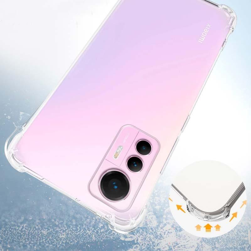 resistencia de la Funda de silicona Reinforced para Xiaomi 12 Lite