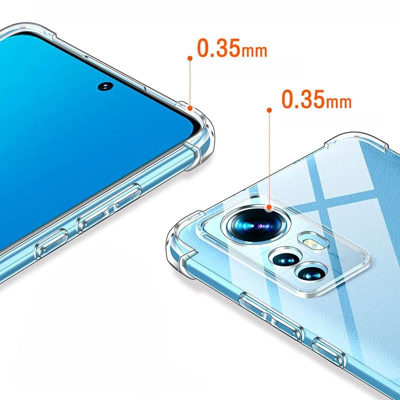 protección de cámara y pantalla de la Funda de silicona Reinforced para Xiaomi 12 Pro