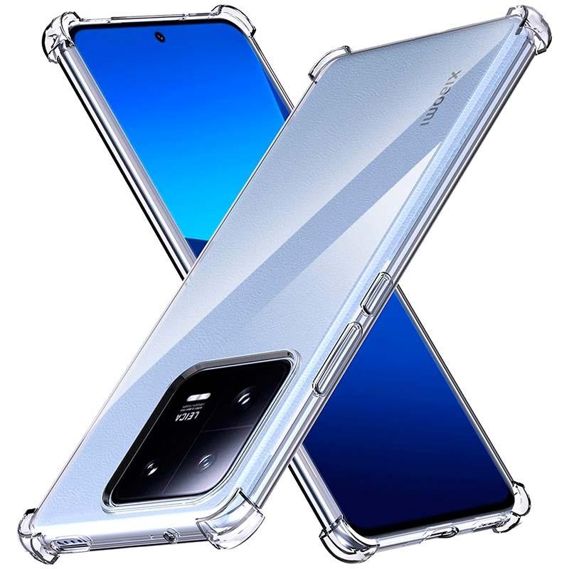 vista frontal, trasera y lateral de la Funda de silicona Reinforced para Xiaomi 13