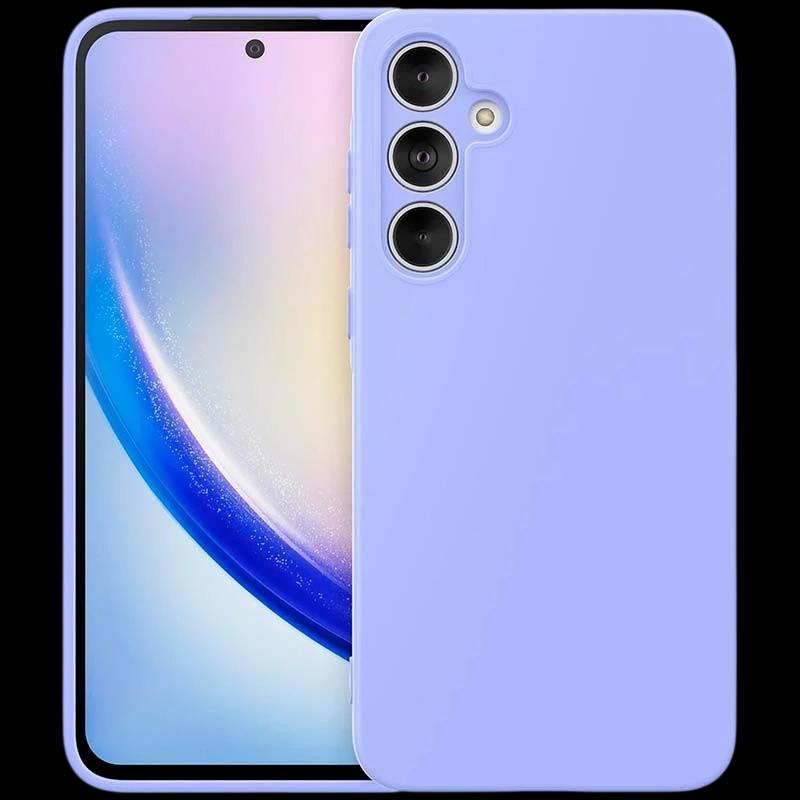 Coque Square Liquid Premium lavande pour Samsung Galaxy A55 5G