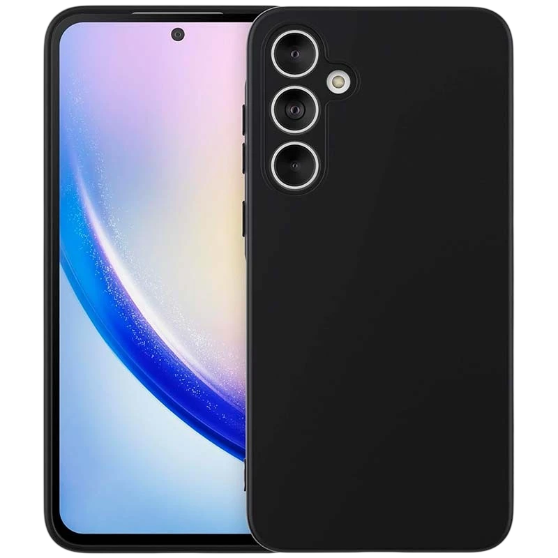 Capa Square Liquid Premium preta para Samsung Galaxy A55 5G