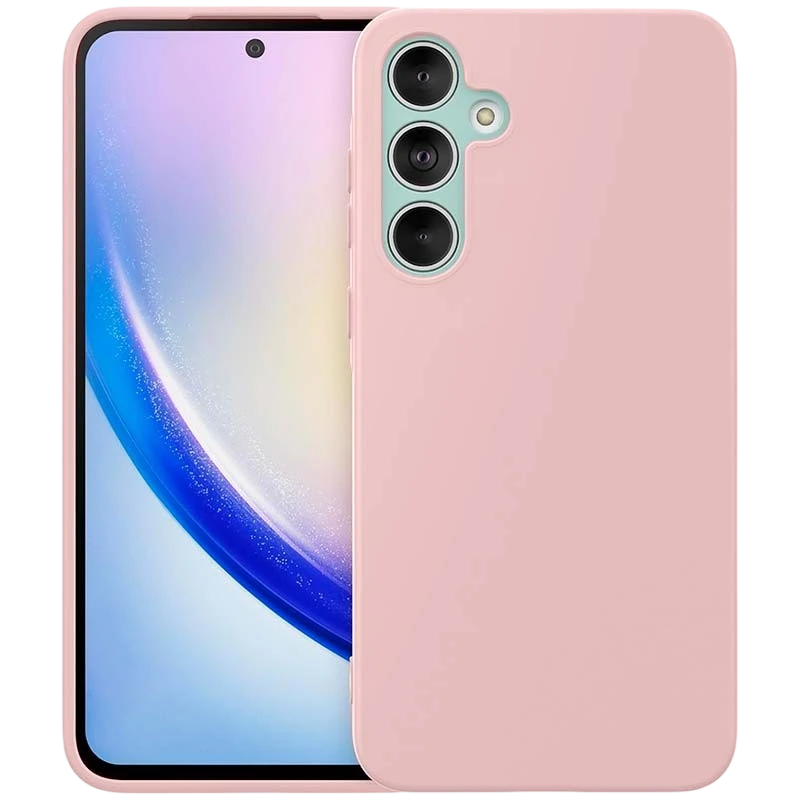 Coque Square Liquid Premium rose pour Samsung Galaxy A35 5G