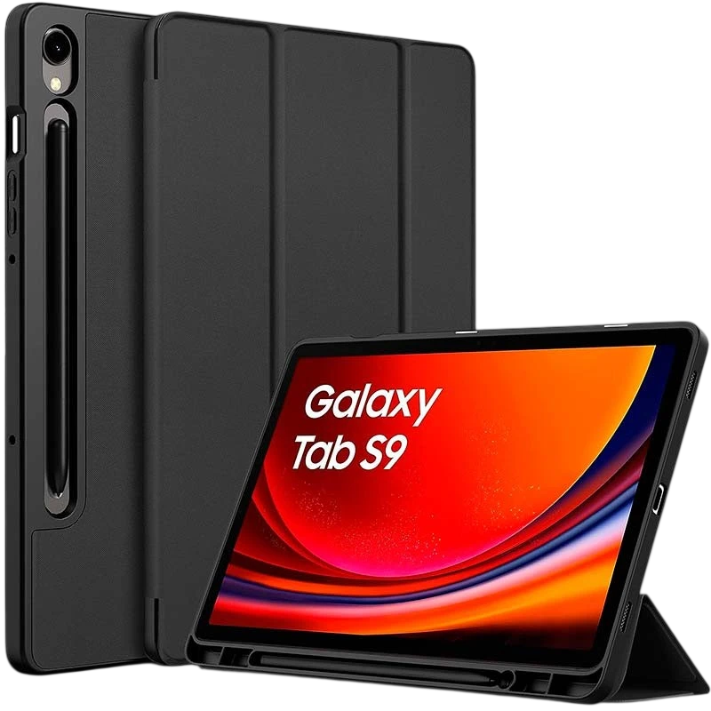 Funda Compatible negra para Samsung Galaxy Tab S9