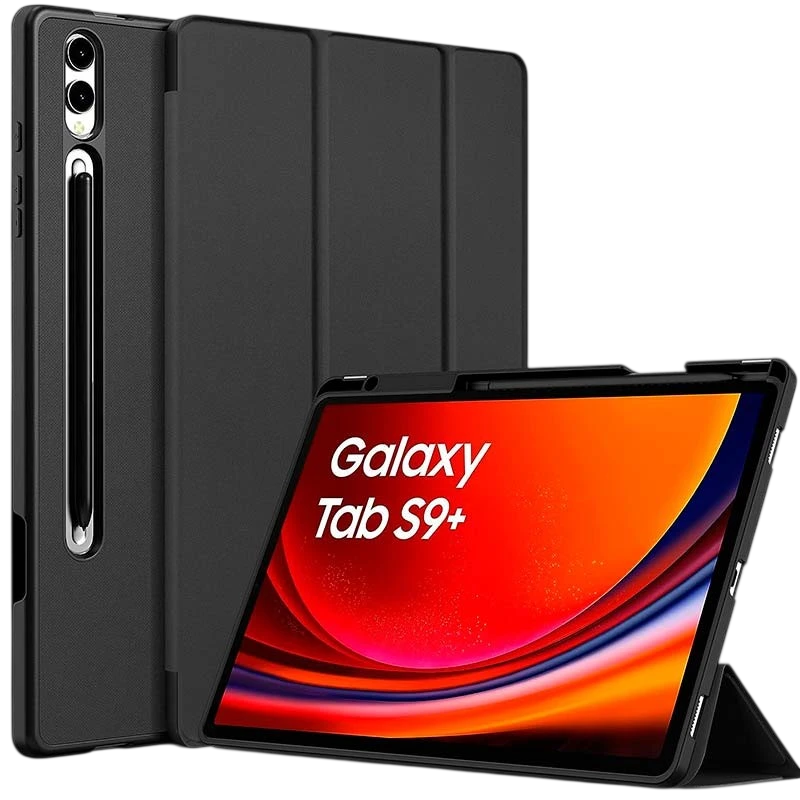 Funda Samsung Galaxy Tab S9+/S10+ Compatible Negro