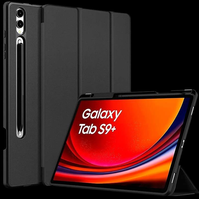 Funda Samsung Galaxy Tab S9+/S10+ Compatible Negro