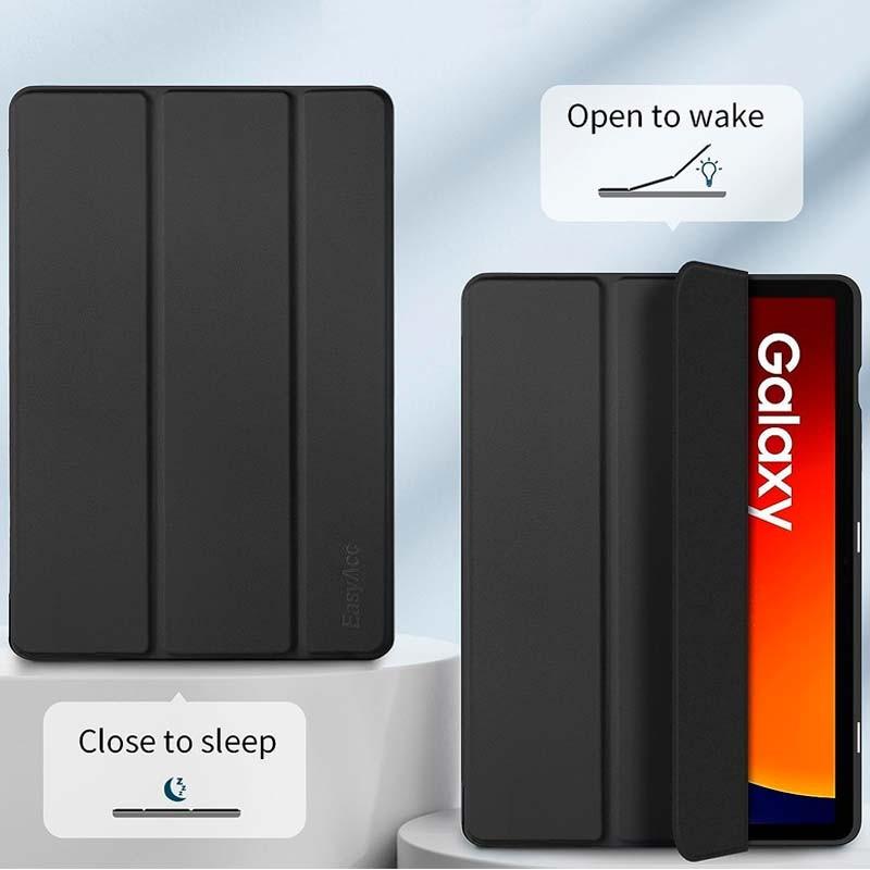 tapa frontal de la Funda Compatible negra para Samsung Galaxy Tab S9+