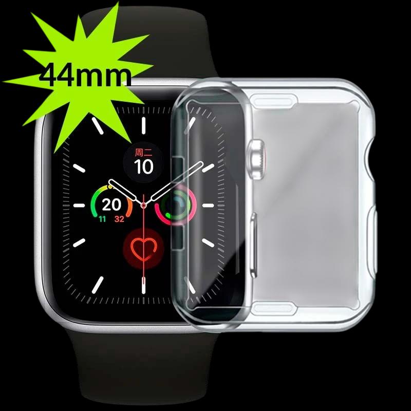 Funda de silicona Apple Watch 44mm - Compatible con Apple Watch 4/5/6/SE
