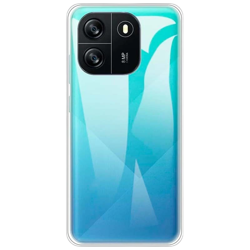 Capa de silicone transparente para Blackview Wave 6C