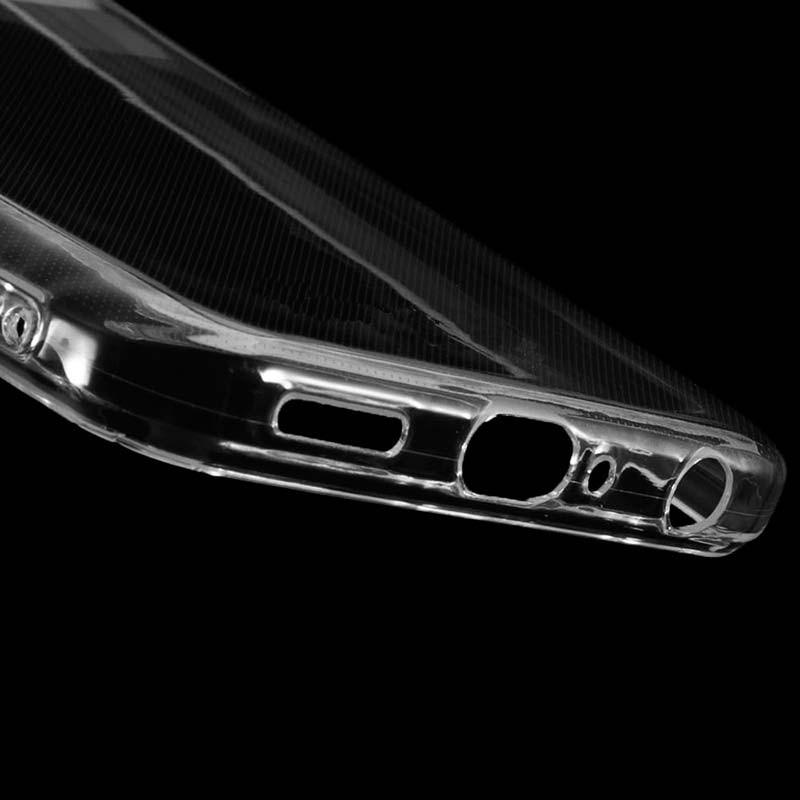 Accès aux ports de la coque en silicone transparent pour Blackview Wave 6C