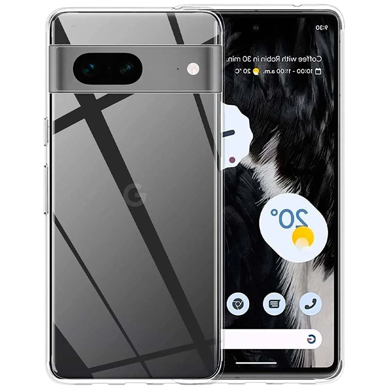 Funda de silicona Google Pixel 7 5G Transparente