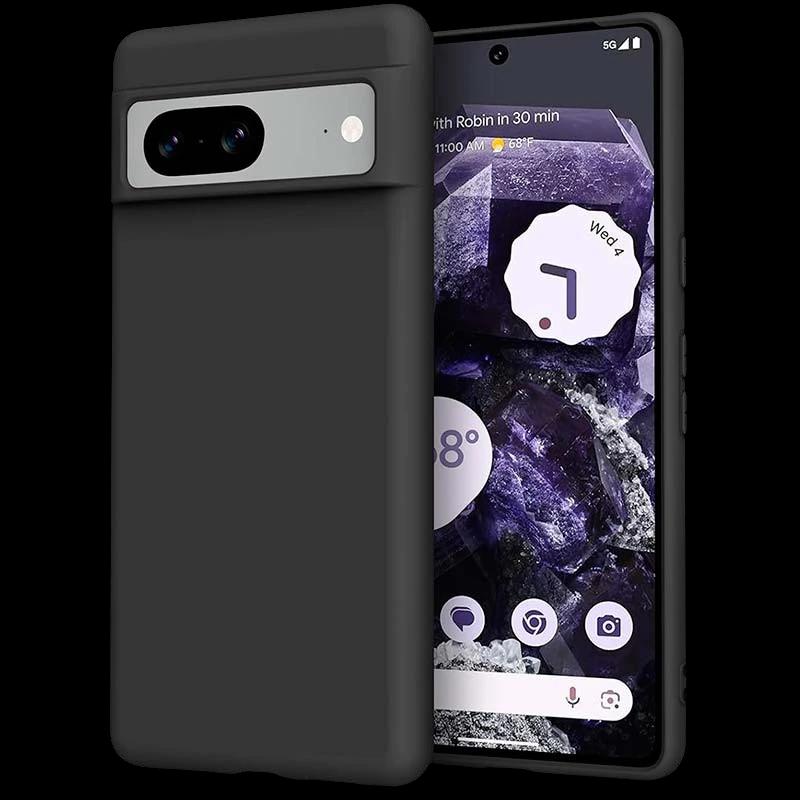 Funda de silicona negra para Google Pixel 8