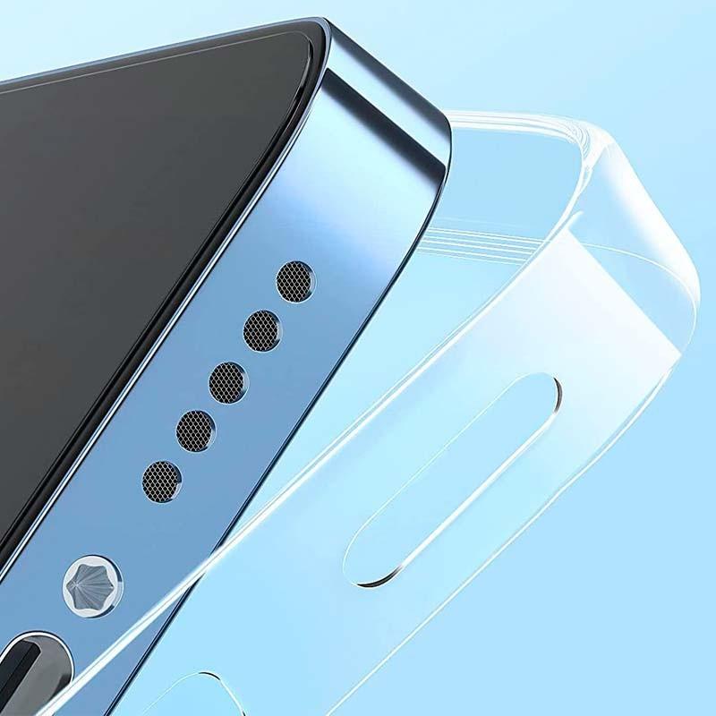 flexibilidad de la Funda de silicona transparente para iPhone 14