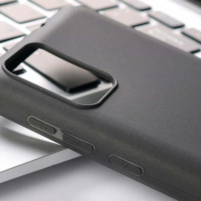 vista trasera de la Funda de silicona negra para ZTE Blade L9