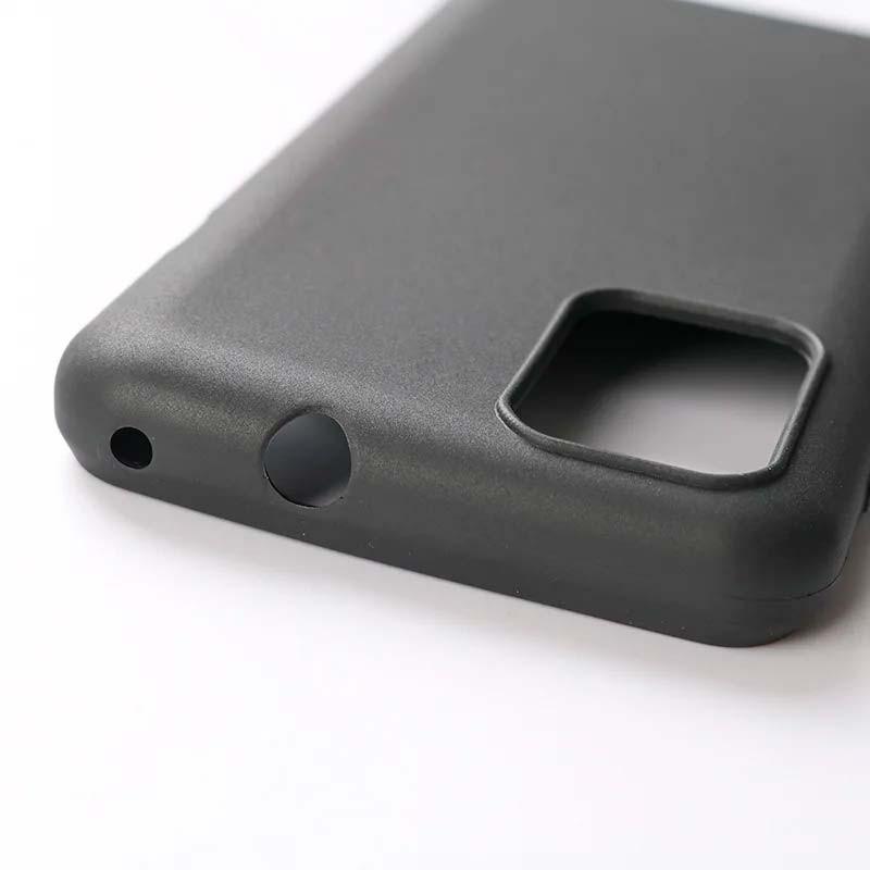 vista superior de la Funda de silicona negra para ZTE Blade L9