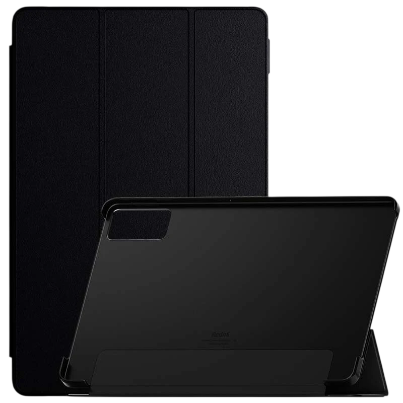Funda Smart Flip negra para Xiaomi Redmi Pad SE