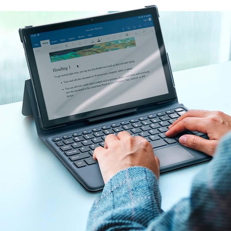 foto real de la Funda con Teclado para Ulefone Tab A8