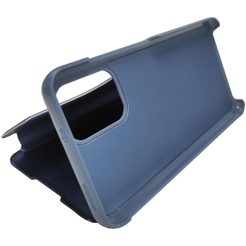 soporte de la Funda tipo libro Smart Mirror para Xiaomi Redmi Note 11 Pro / Note 11 Pro 5G Azul