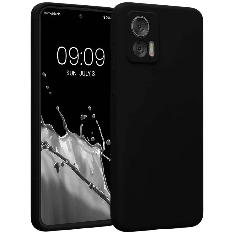 Capa Square Liquid Premium preta para Motorola Edge 30 Neo