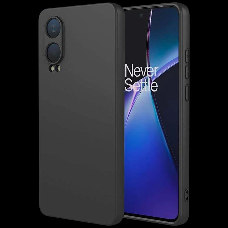 Coque Square Liquid Premium Noir pour Oneplus Nord CE 4 Lite 5G