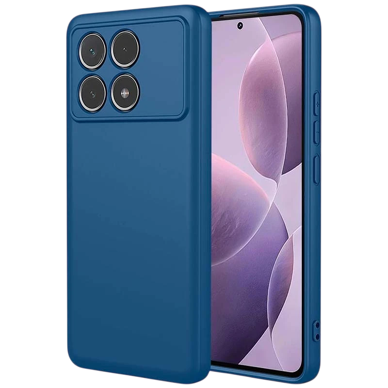 Funda Square Liquid Premium azul para Xiaomi Poco F6 Pro 5G