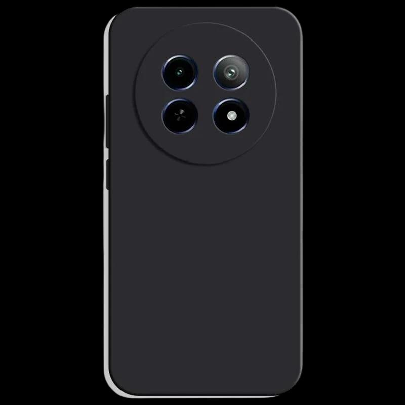 Coque Square Liquid Premium Noir pour Realme 12 5G