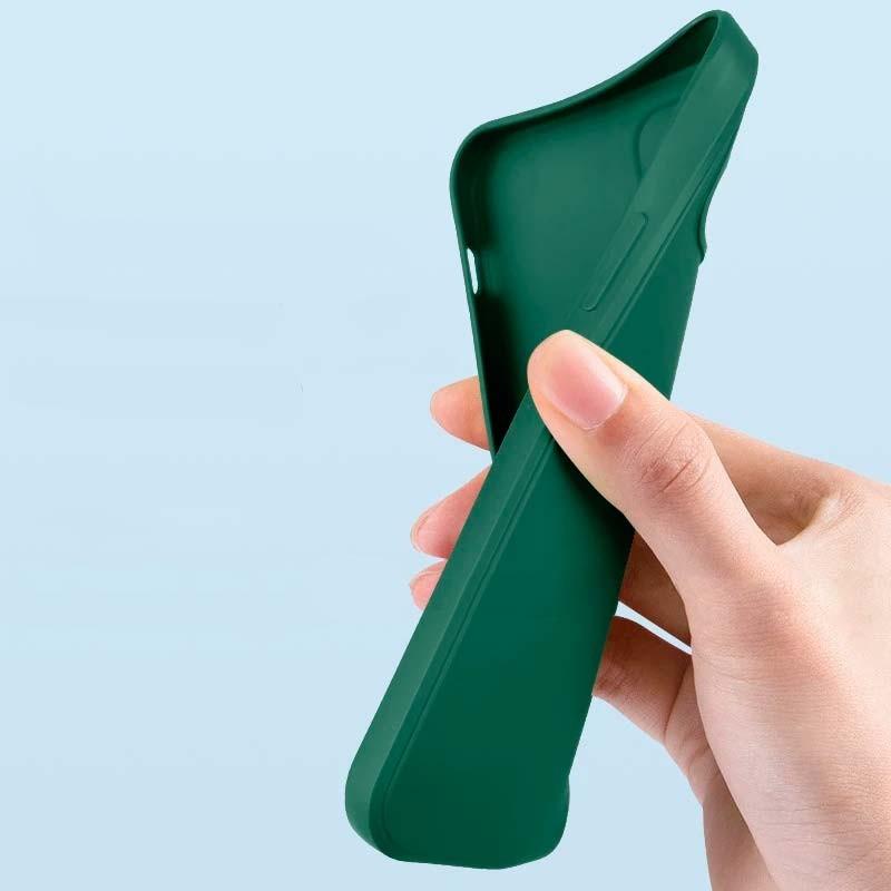 flexibilidad de la Funda Square Liquid Premium negro para Realme 12 Pro 5G