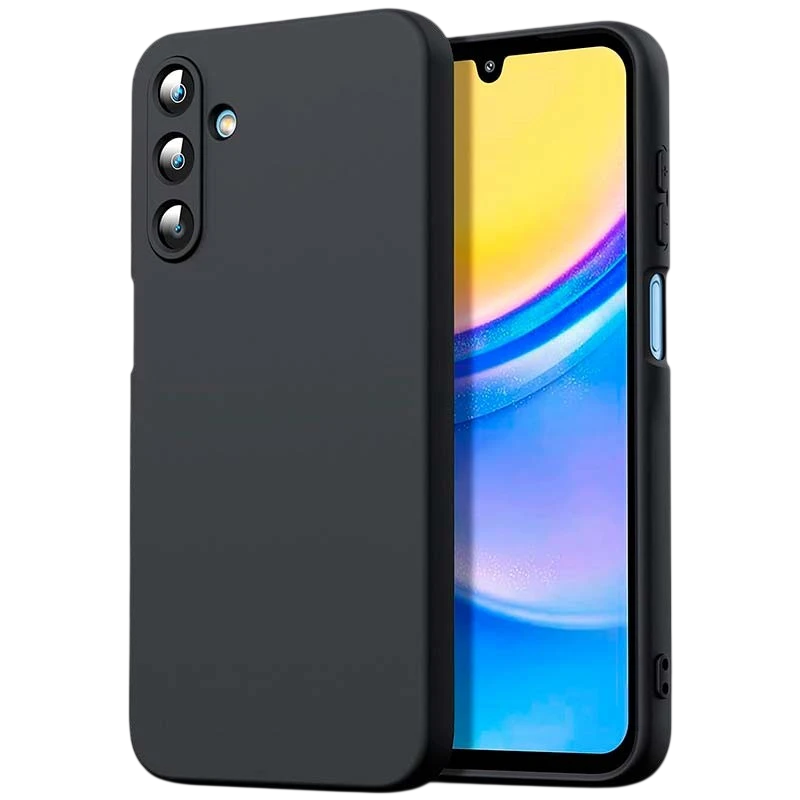 Funda Square Liquid Premium negra para Samsung Galaxy A15