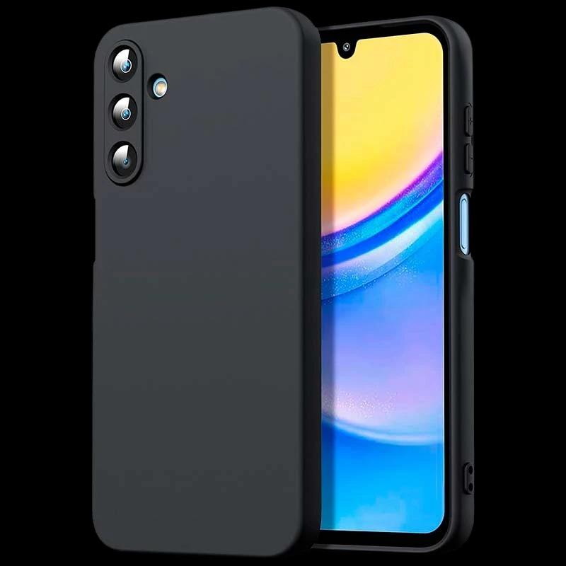Funda Square Liquid Premium negra para Samsung Galaxy A15