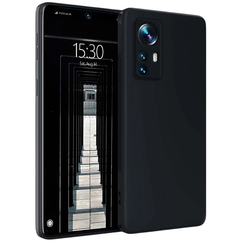 Funda Xiaomi 12 Lite Square Liquid Premium Negro