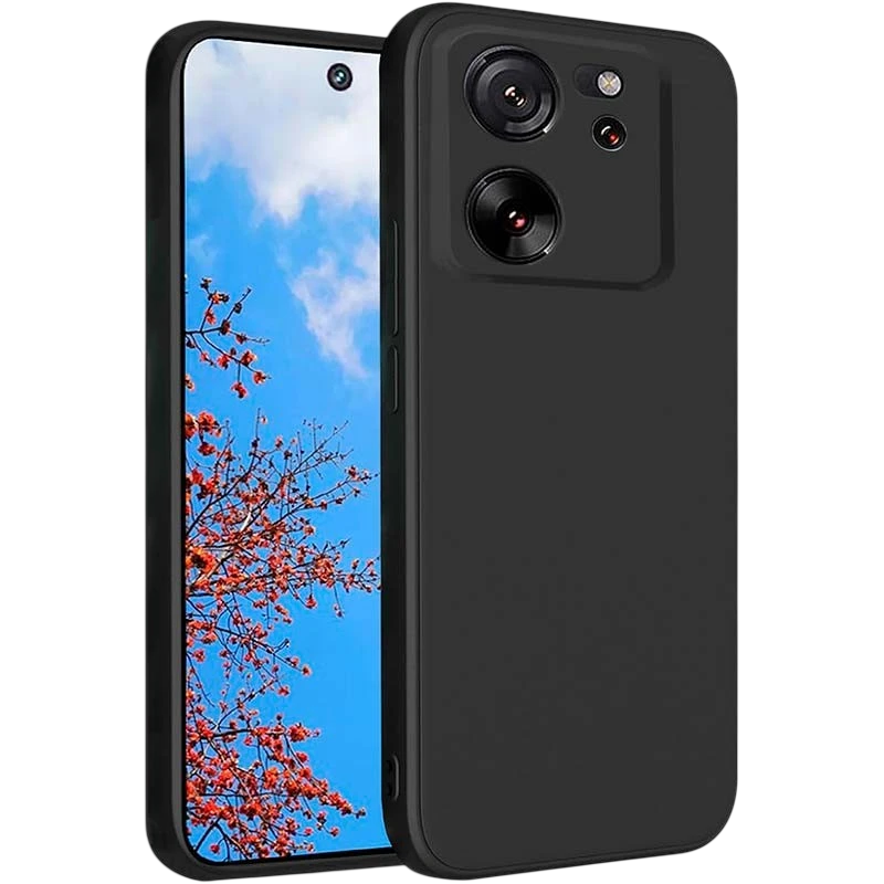 Funda Square Liquid Premium negra para Xiaomi 13T