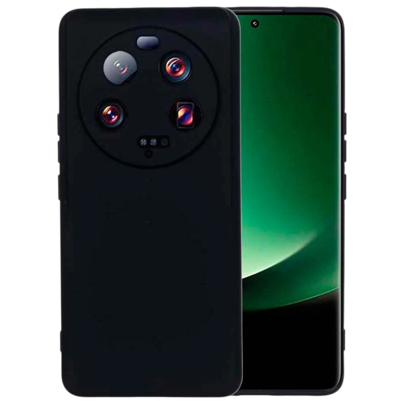 Funda Square Liquid Premium negro para Xiaomi 14 Ultra