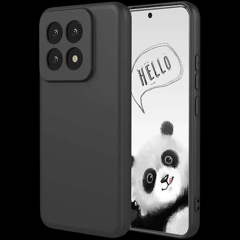 Funda Xiaomi 14T Pro Square Liquid Premium Negro