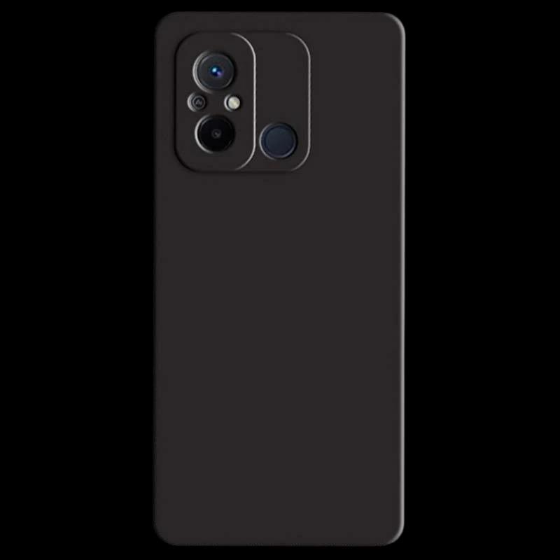 Funda Square Liquid Premium negra para Xiaomi Redmi 12C
