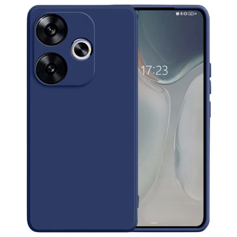 Coque Square Liquid Premium bleu pour Xiaomi Redmi 13