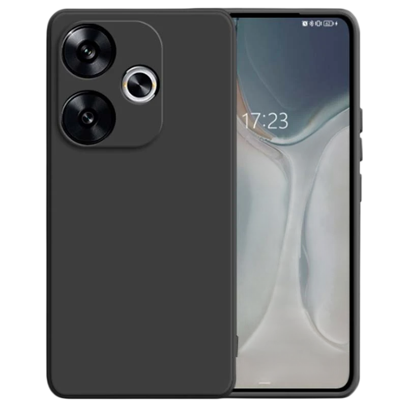 Coque Square Liquid Premium Noir pour Xiaomi Redmi 13