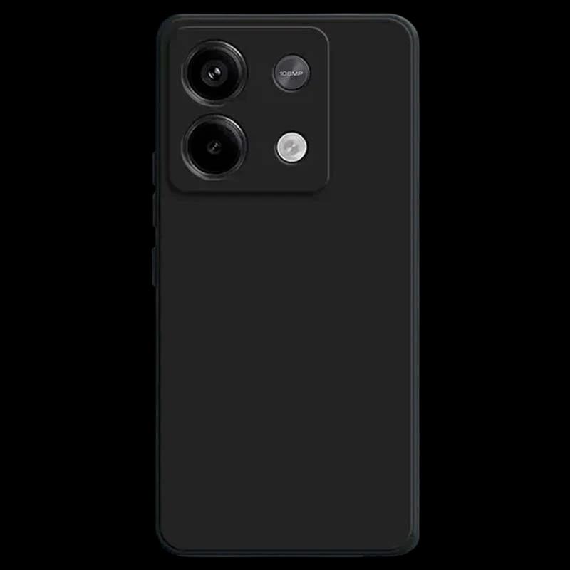 Funda Square Liquid Premium negra para Xiaomi Redmi Note 13