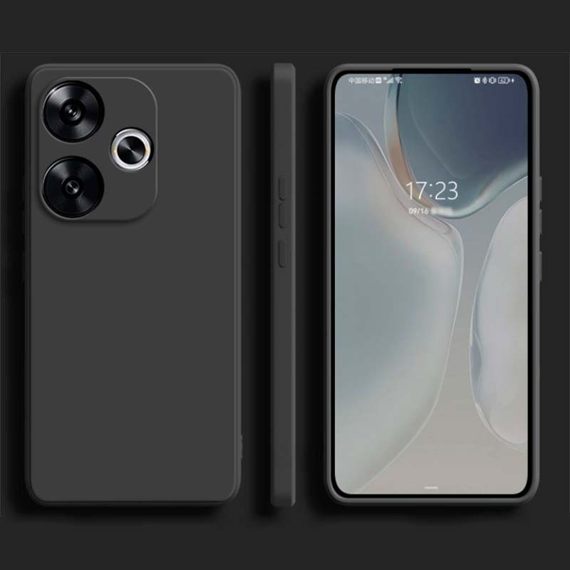 vista detallada de la Funda Square Liquid Premium lavanda para Xiaomi Poco F6 5G