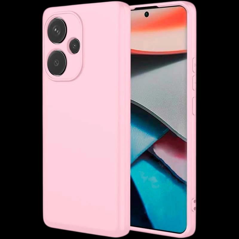 Capa Square Liquid Premium rosa para Xiaomi Poco F6 5G