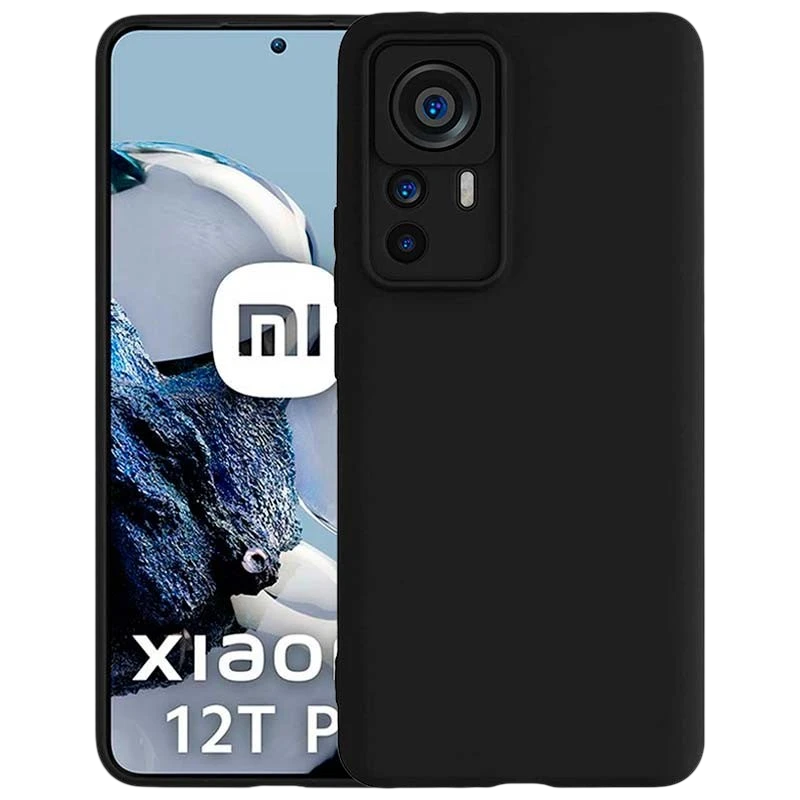 Funda Xiaomi 12T / 12T Pro Square Liquid Premium Negro