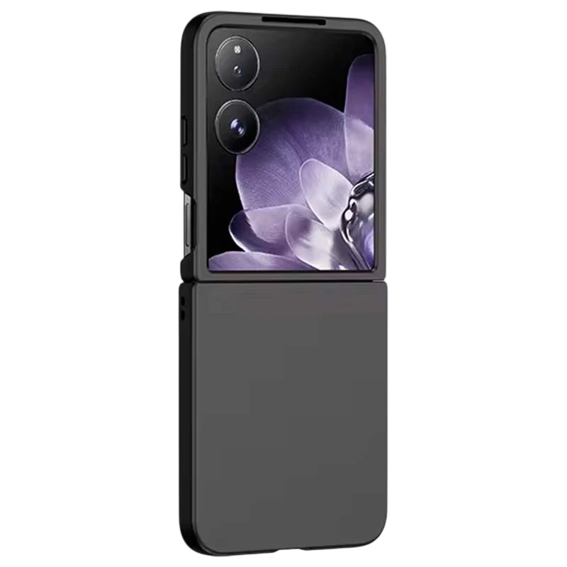 Coque Square Liquid Premium Noir pour Xiaomi Mix Flip 5G